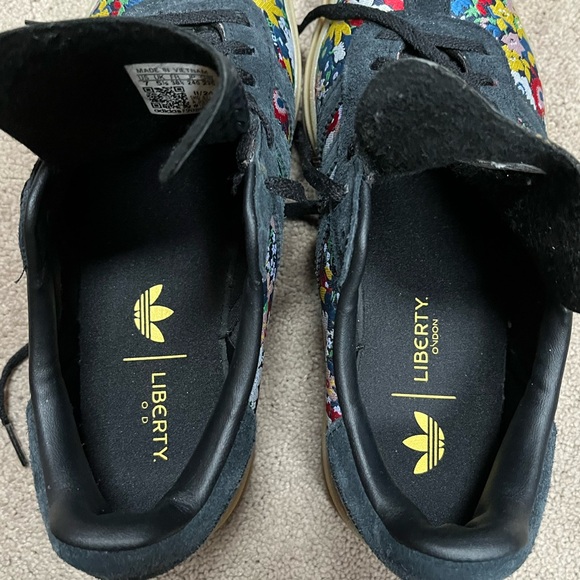 Adidas Gazelle Bold Liberty London Floral Embroidery Women's Sneakers, size 7 - Picture 7 of 9